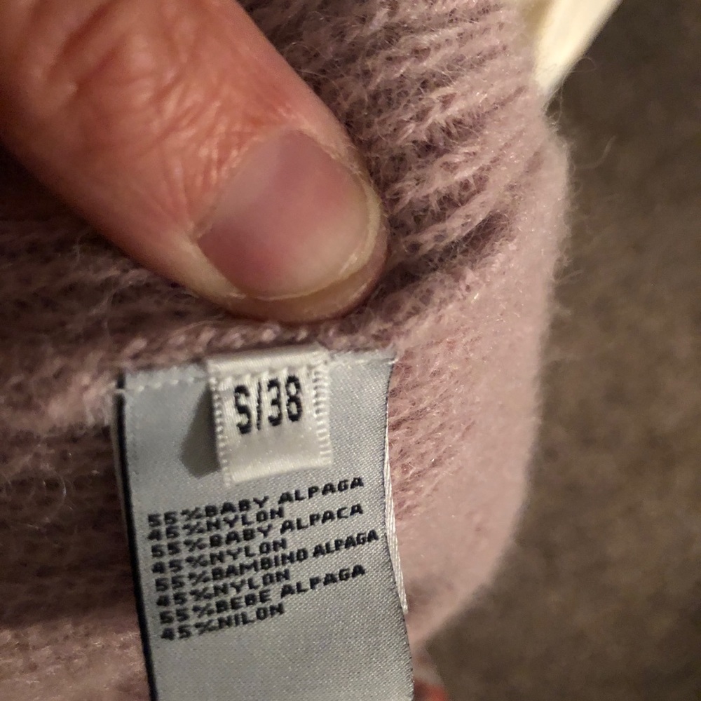 Anthropologie Antik Batik Beaded Alpaca Sweater - Picture 2 of 4